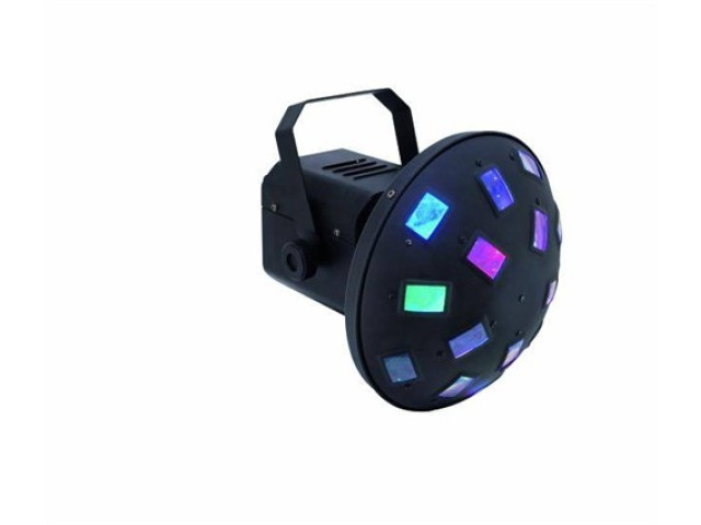 Světelná LED RGB SHOW STAGE -  efekty zelená+červená+modrá LED 3x3W k zapůjčení