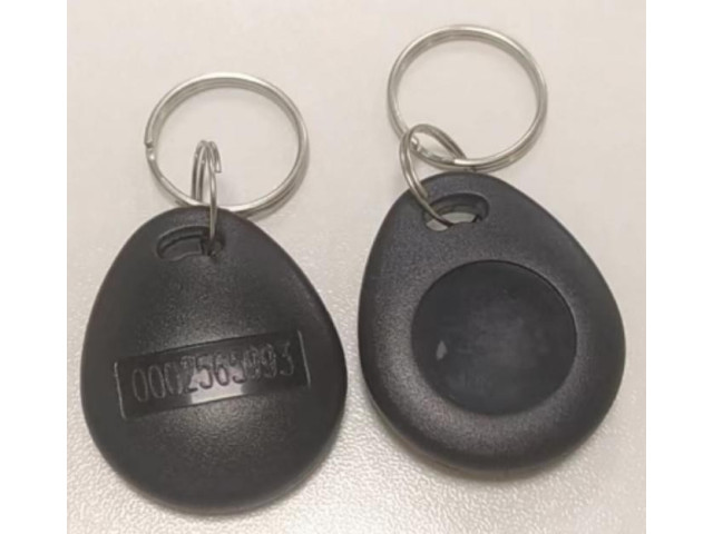 Odolný černý RFID přívěsek EM 125kHz, EM4100/TK4100 | SEBURY TAG8