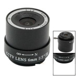 Čočka 6 mm 1/3" F1,2 pro kamery s CS závitem, vyměnitelná čočka, AKCE