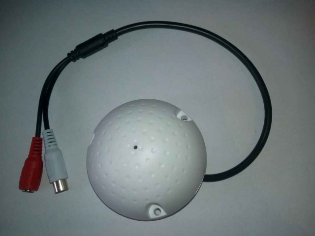 Mikrofon s předzesilovačem pro bezpečnostní EXTRA citlivý CCTV/AHD/CVI kamery TT-MIC009A
