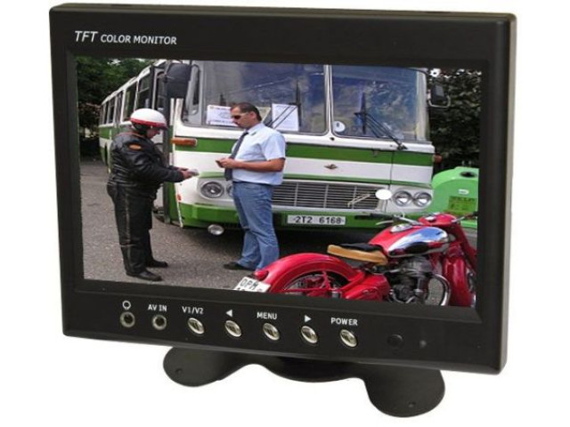 LCD color monitor TFT 7" CL-7016, 800x480 pix., zobrazení CCTV