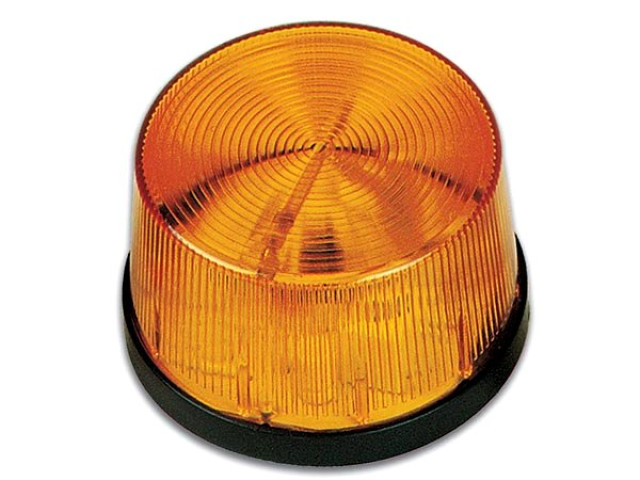 Oranžová drátová strobo LED siréna k GSM alarmu SESAME LM105