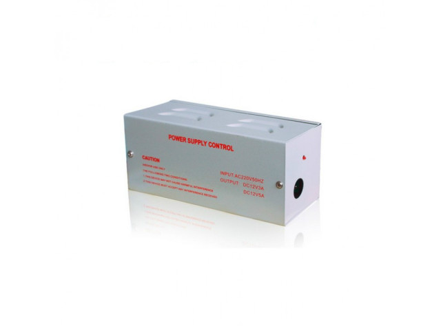 Napájecí zdroj přístupových systémů Sebury BPS-01 s ochranou 12V/3A