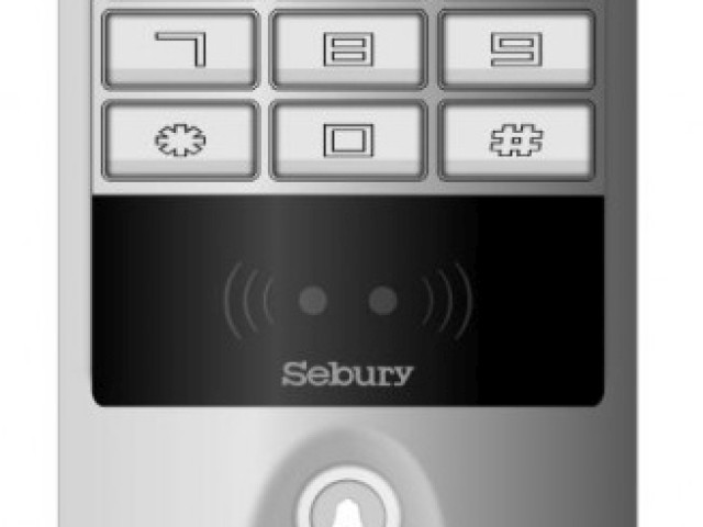 Autonomní MIFARE čtečka/klávesnice Sebury sKey-W-w