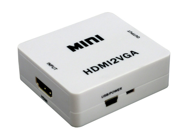 MINI HDMI to VGA převodník z HDMI na VGA (HDMI2VGA)