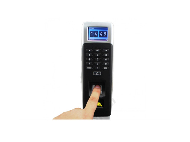 Přístupový RFID systém s klávesnicí, čtečkou otisků prstů a displejem ZONEWAY CF1200, DOPRODEJ
