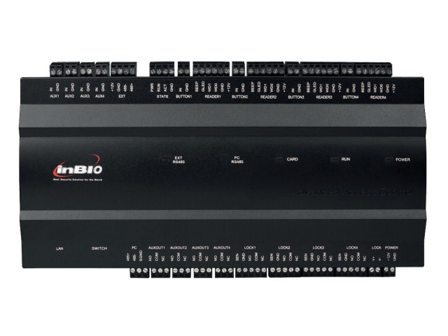 Řídící jednotka INBIO460  TCP/IP 4 dveře 4 čteček, RS485, WG26-34, TCP/IP + SW