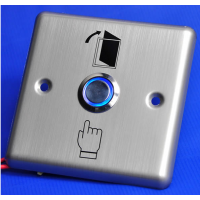 SESAME SB3R, odchodové tlačítko, kontakty NO/NC/COM, LED podsvícení