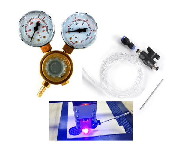 Air Assist / CO₂ asistenční set pro laserovou hlavu | ZONEWAY