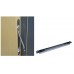 Ochranná kovová hadice pro kabely na rám dveří (DL-38)