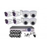 8CH 5MPx STARVIS kamerový set CCTV EONBOOM VR4+4W - DVR s LAN a 4+4 venkovní vari bullet/dome kamery