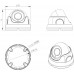 8MPx 4K IP STARVIS dome kamera ZONEWAY NC940