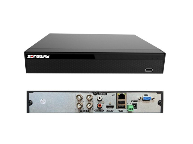16CH IP/4CH AHD 8MPx hybridní rekordér 4K XVR | ZONEWAY XVR2104