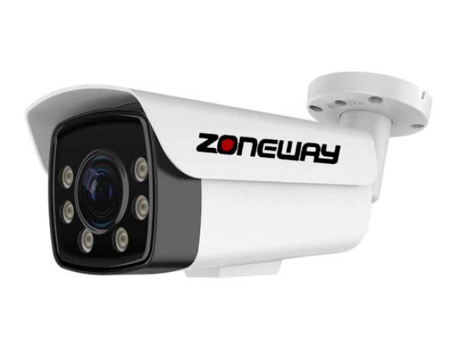 5MPx IP POE bullet kamera COLORVU AI IVA  STARVIS, 5x ZOOM | ZONEWAY NC965+