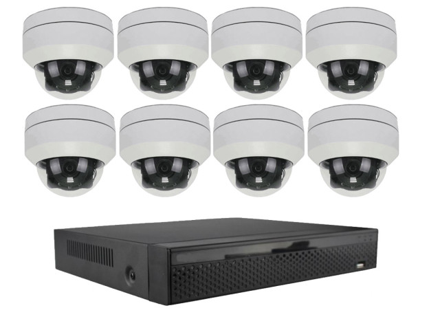 8CH IP kamerový set Zoneway - 8x mini PTZ 5MPx kamera a 16CH NVR2104