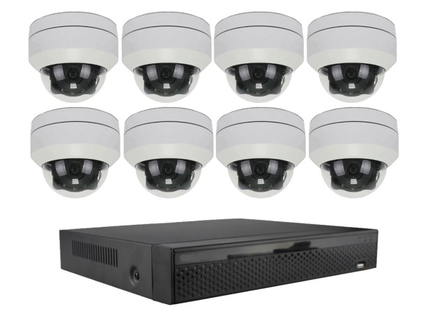 8CH IP kamerový set ZONEWAY - 8x mini PTZ 5MPx kamera a 16CH NVR2104