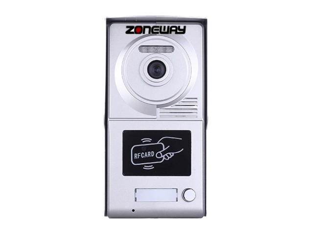ZONEWAY ZW-702-1D - RFID přístupový systém/video zvonek tablo
