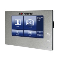 Zoneway ZW-772M monitor 7" s dotykovým displayem, videozvonek