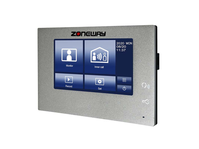 ZONEWAY ZW-772M monitor 7" s dotykovým displayem, videozvonek