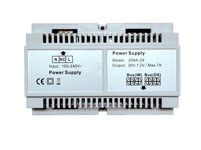 Napáječ sběrnicových (2D) videozvonků power separator| ZONEWAY ZW-206A-2S