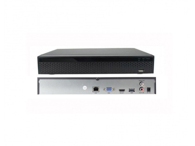 32CH IP NVR 12MPx síťový rekordér s IVA ZONEWAY NVR3332