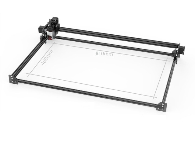 ZONEWAY NEJE80-30W laserový řezací gravírovací stroj 30W (30 000mW) modul, 81x46cm