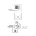 Monitor 4,3" s TFT displayem, videozvonek | ZONEWAY ZW-432K