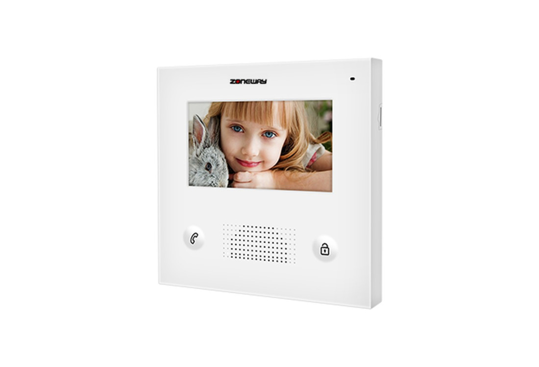 Monitor 4,3" s TFT displayem, videozvonek | ZONEWAY ZW-432K