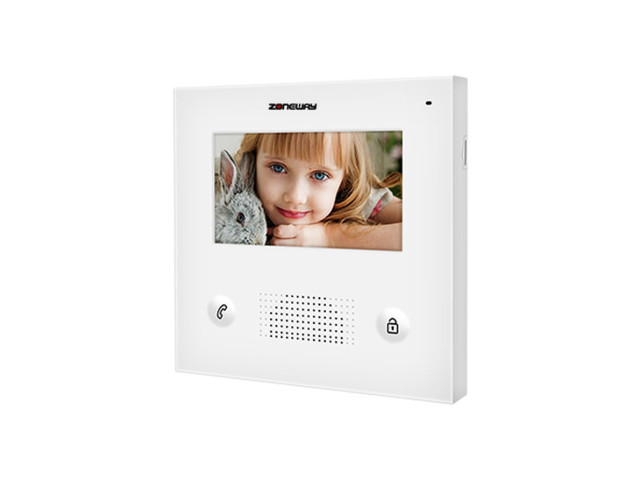 Monitor 4,3" s TFT displayem, videozvonek | ZONEWAY ZW-432K