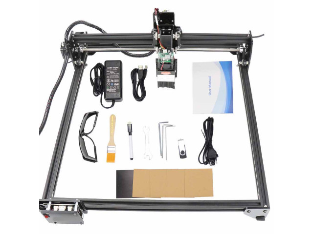 40W/5W laserová gravírovačka 500 × 400 mm | ZONEWAY ZW50