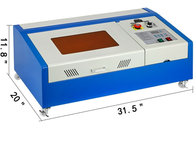 ZONEWAY VEVOR 3020 - CO2 40W laserový gravírovací stroj 40W, 30x20cm, tělo poškozené dopravou
