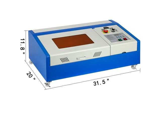 40W CO₂ laserová gravírovačka 300 × 200 mm – poškozené šasi | ZONEWAY