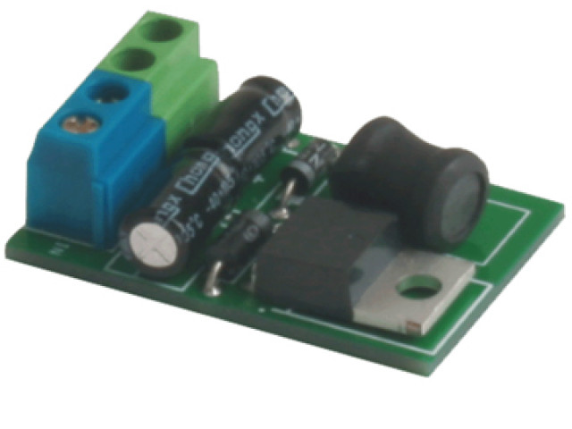 Napájecí konvertor/regulátor PCB-504 s napětím 16 až 28V/ na 12V 1A