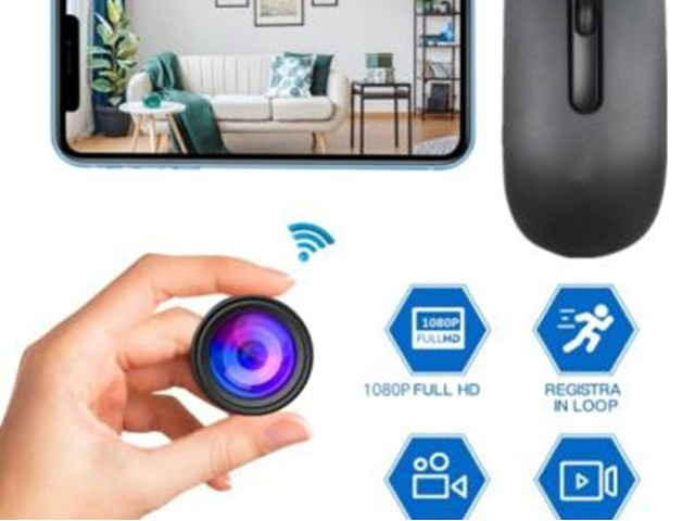 2Mpx skrytá IP P2P Wifi kamera Meilin MC22 USB myš