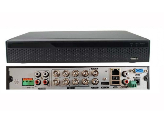 12CH IP/8CH AHD 5MPx hybridní rekordér 4K XVR | ZONEWAY XVR2108