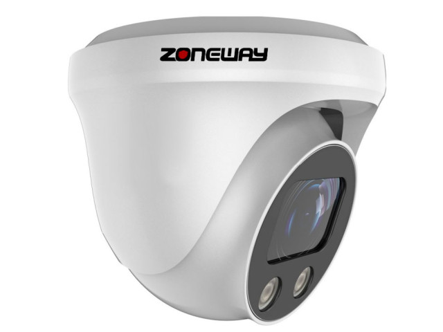 8MPx IP POE dome kamera STARVIS, AI/IVA, WDR, 5x ZOOM | ZONEWAY NC961+