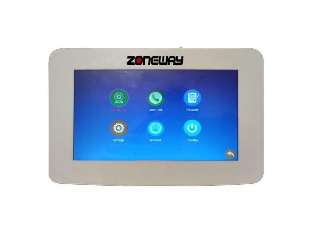 Zoneway ZW-777-TUYA | monitor 7" s dotykovým displayem a TUYA IP modulem, videozvonek