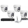 8MPx COLORVU kamerový IP POE set - 4x NC962, POE switch 4 + 1, NVR3016 | ZONEWAY 4-NC962+3016