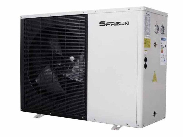 EVI R32 tepelné čerpadlo s PANASONIC kompresorem, vzduch/voda 9,5kW |SPRSUN CGK-025V3L-B 