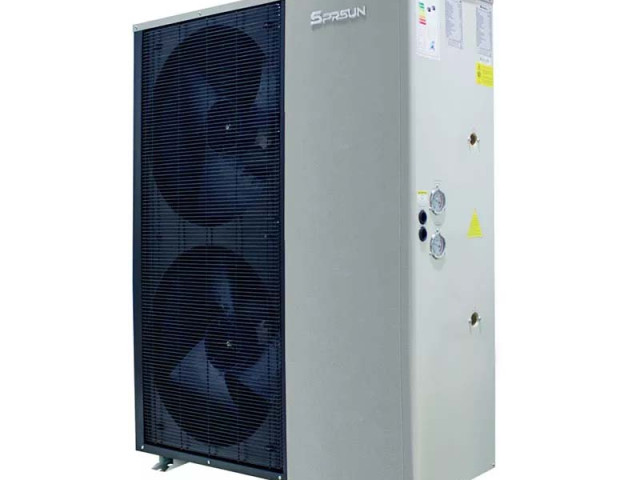 EVI R32 tepelné čerpadlo s PANASONIC kompresorem, vzduch/voda 20kW |SPRSUN CGK-050V3L-B 
