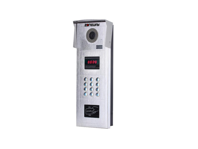 RFID přístupový systém/videozvonek - bytové tablo ZONEWAY ZW-618-D