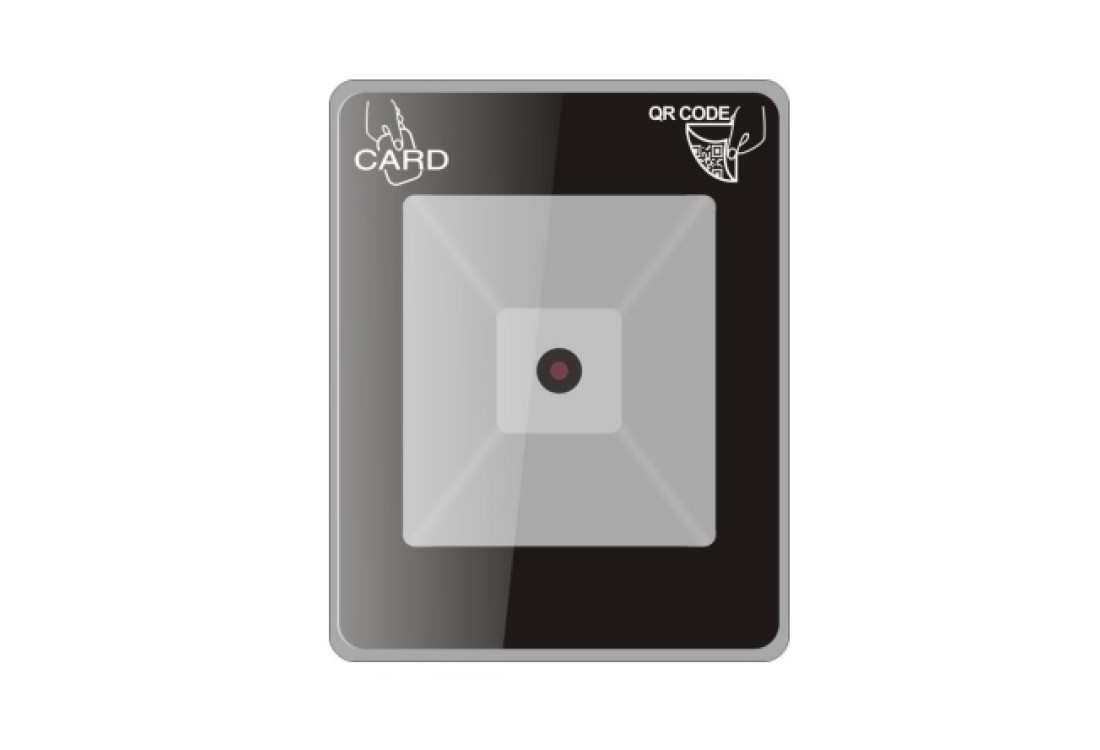 Podsvícena čtečka QR s RS232, RS485 a WG26-34 s MIFARE čtečkou|ZONEWAY QR-6619