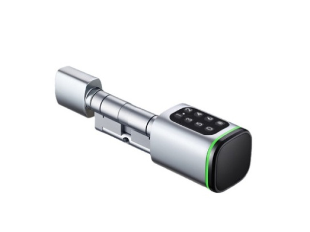 Chytrá dveřní vložka/zámek s RFID, PIN a TUYA | Zoneway S1K stříbrná