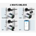 Chytrá dveřní vložka/zámek s RFID, PIN a TUYA | ZONEWAY S1K-B