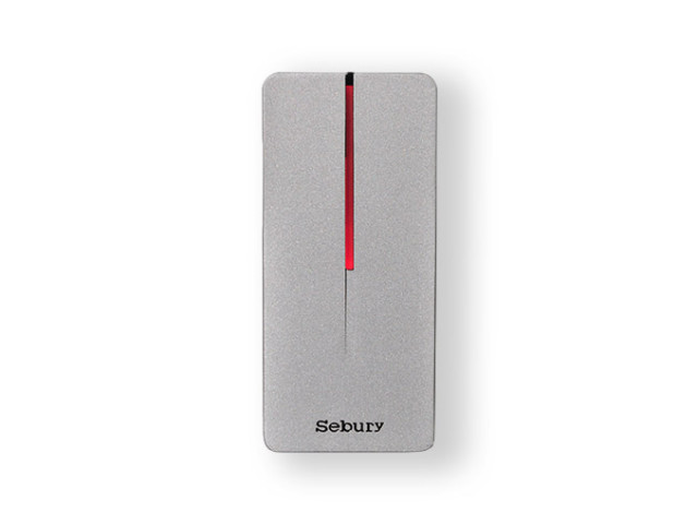 Elegantní kovová RFID čtečka EM/HID/Mifare karet | Sebury mReader