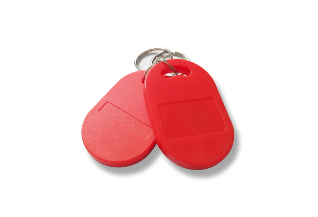 Hybridní RFID čip Sebury MIFARE 13,56 MHz + EM 125 kHz, červený
