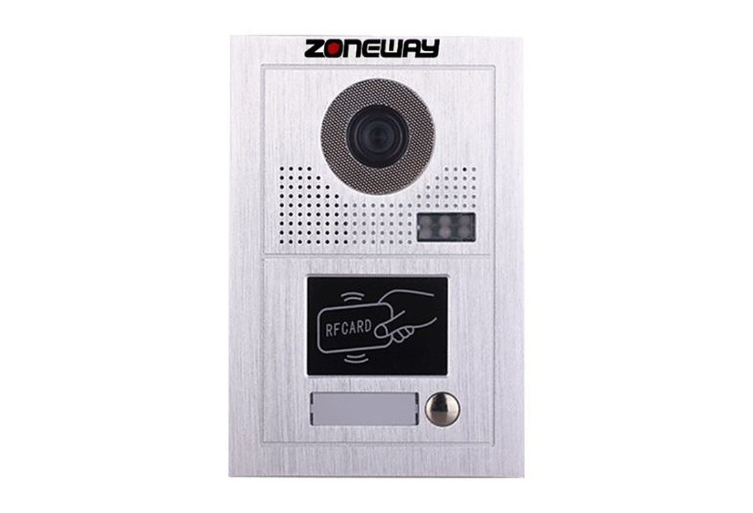 RFID přístupový systém/video zvonek - bytové tablo | ZONEWAY ZW-619-1D