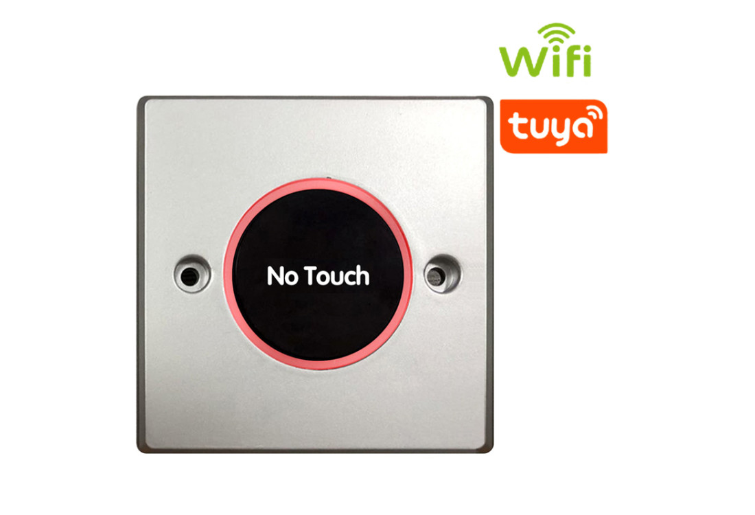 Chytré bezdotykové odchodové tlačítko WiFi/Tuya, NO/NC/COM | SEBURY S12WIFI