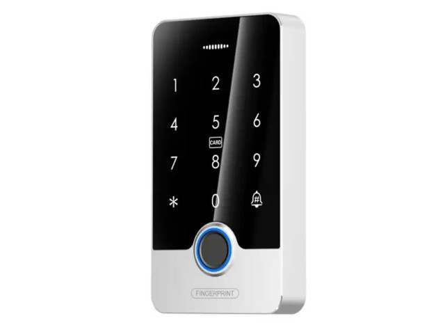 Kovová WIFI RFID TUYA čtečka otisků prstů s klávesnicí – 13,56MHz | ZONEWAY S30A