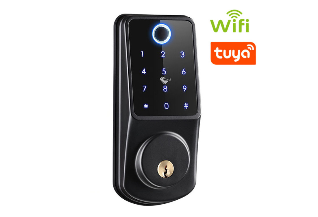 Tuya WiFi chytrý biometrický bezpečnostní zámek | Zoneway A220F